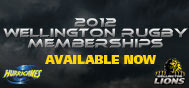 2012 WELLINGTON RUGBY MEMBERSHIPS ON SALE NOW!